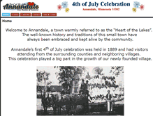 Tablet Screenshot of annandale4thofjuly.org